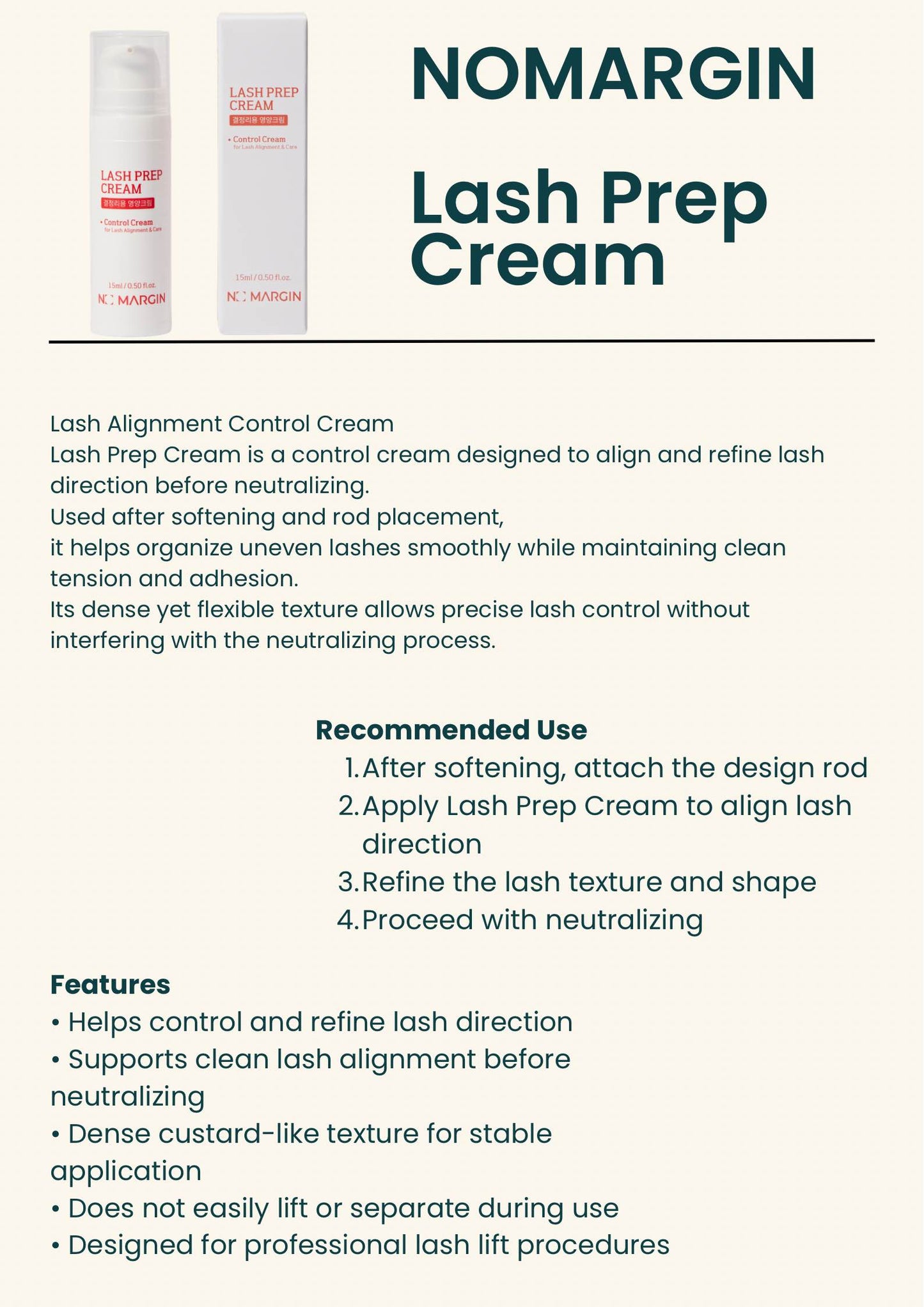 NoMargin Lash Prep Cream