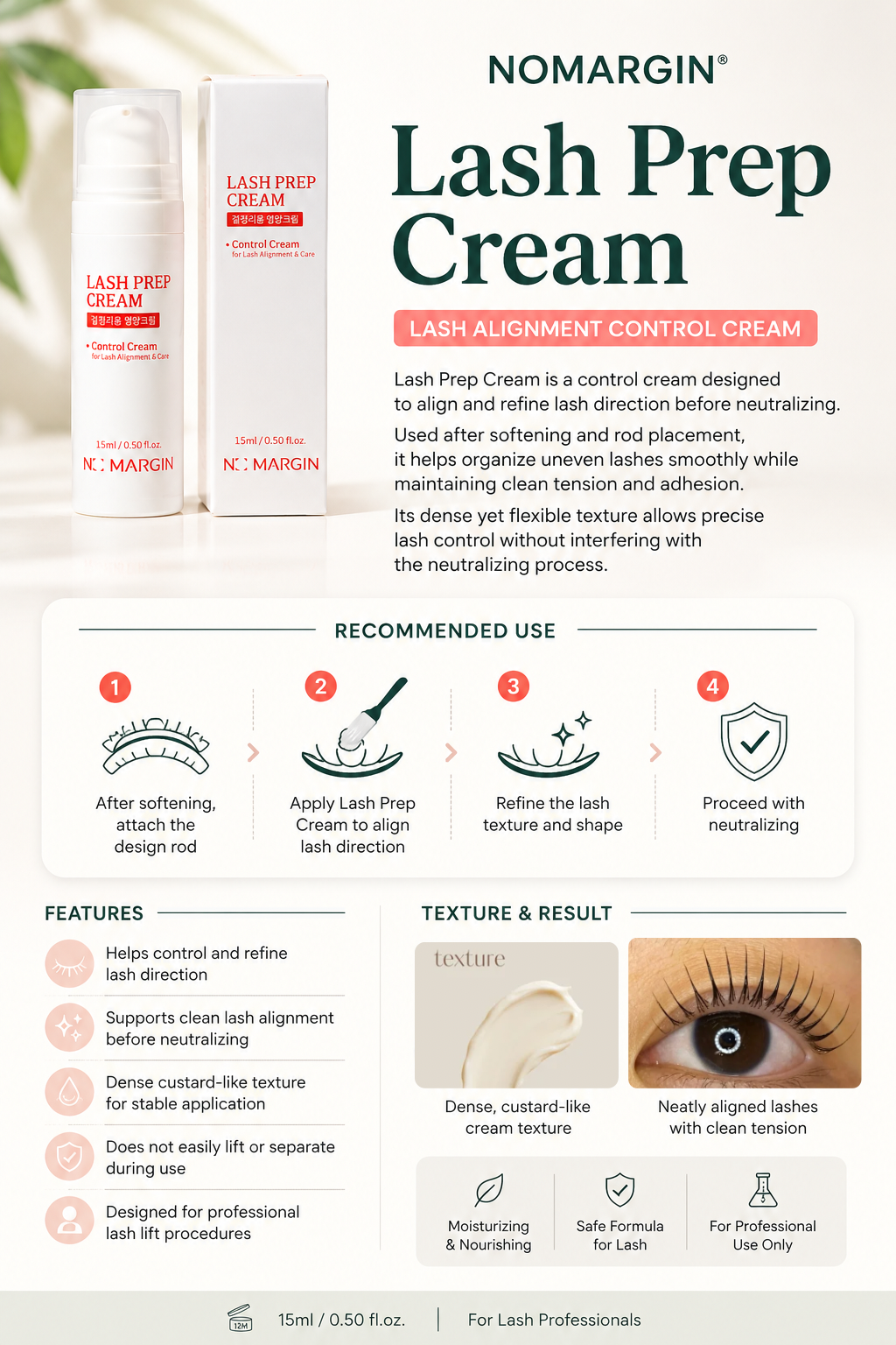 NoMargin Lash Prep Cream